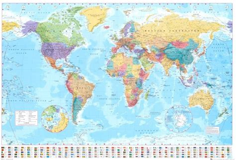 Map Of The World Poster Christelsiesolonanne