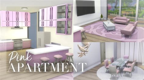 Pink Apartment The Sims 4 Youtube