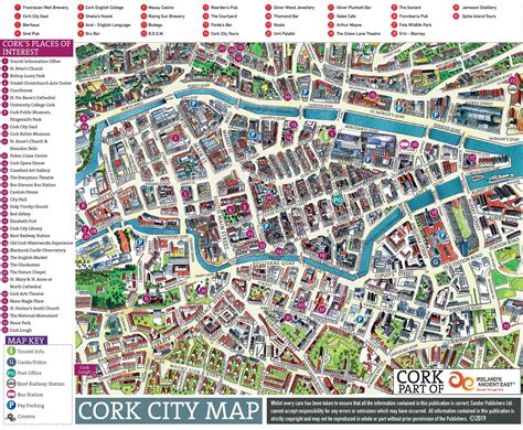 Cork City Map Town Maps