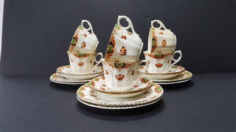 Antique Tea Set For 6 Best British China Tea Set For Adults Etsy Canada