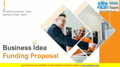 Business Idea Funding Proposal Powerpoint Presentation Slides Youtube