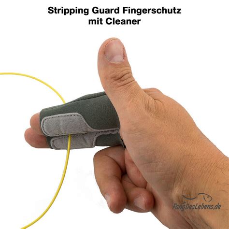 Stripping Guard Fingerschutz Grau Schützt Die Hände Und Reinigt Die Schnur Ebay