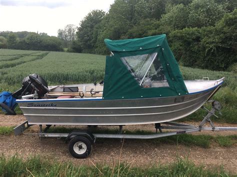 Seastrike 12ft Semi Vee Aluminium Fishingday Boat Package In Norwich