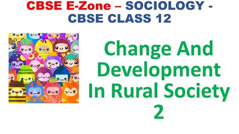 Change And Development In Rural Society Sociology Class 12 Youtube