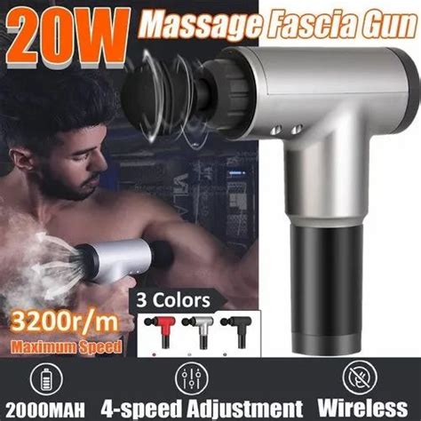 Massage Gun Cordless Handheld Deep Tissue Muscle Massager Model Namenumber Edi 0009 At Rs