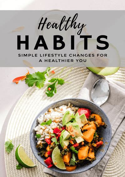 Healthy Habits Simple Lifestyle Changes For A Healthier You Healthy