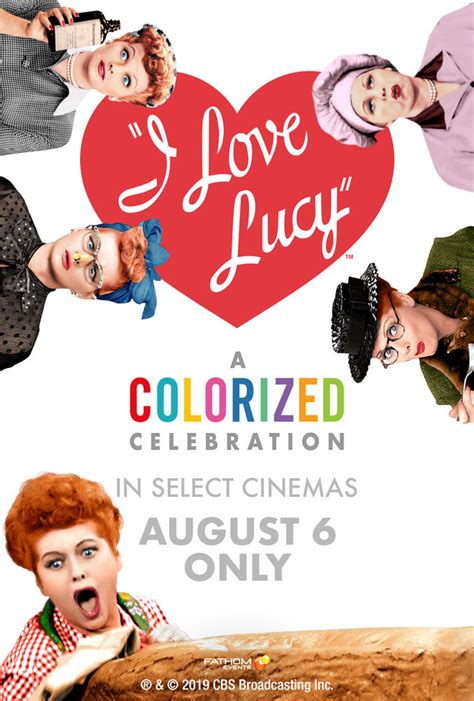 ‘i Love Lucy A Colorized Celebration’ Coming To Theaters From Fathom Events Tvmusic Network