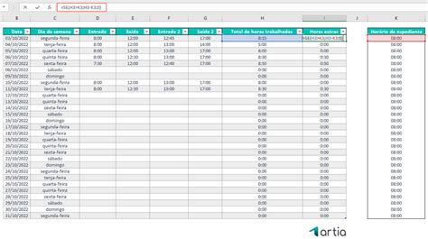Planilha De Horas Trabalhadas Como Fazer Download Excel