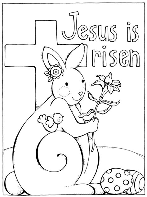 religious easter coloring pages    print
