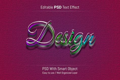 Premium Psd Design Text Effect Psd Editable