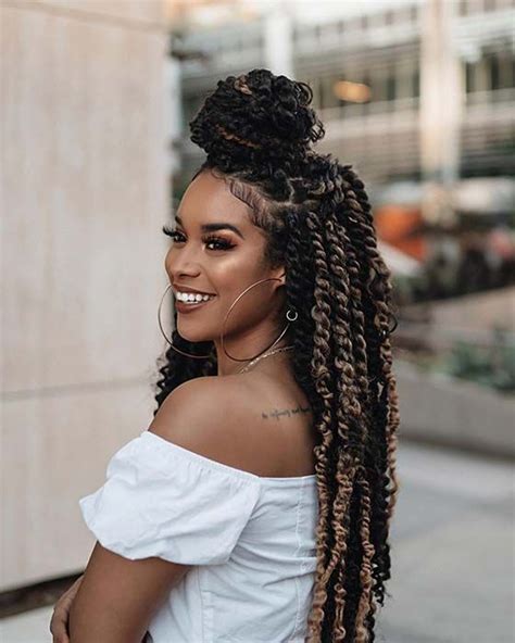 45 Gorgeous Passion Twists Hairstyles Page 4 Of 4 Stayglam In 2020 Braids For Black Hair