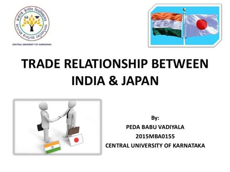 Trade Relationship Between India And Japan