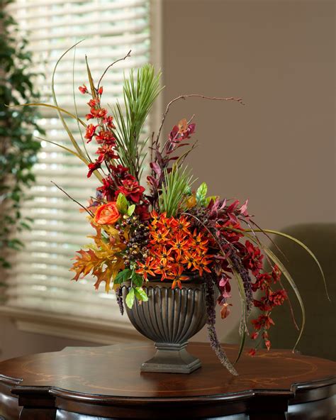 10 Fall Flower Arrangements Artificial