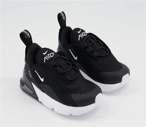 Nike Air Max 270 Toddler Trainers Black White Unisex