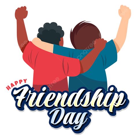 Helping Each Other Vector Png Images Happy Friendship Day Two Friends