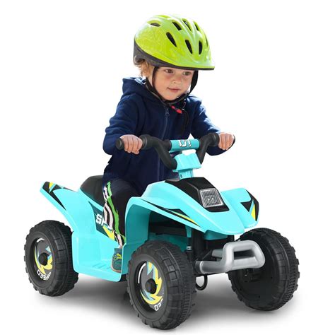 Buy Olakids Kids Ride On Atv 6v Motorized Quad Toy Car For Toddlers 4