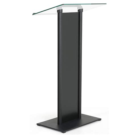 Buy Mandt Displays Tempered Clear Glass Conference Podium Stand With