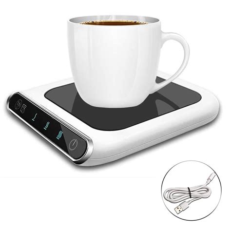Coffee Mug Warmer Plate With Auto Shut Off And Timing Electric Cup
