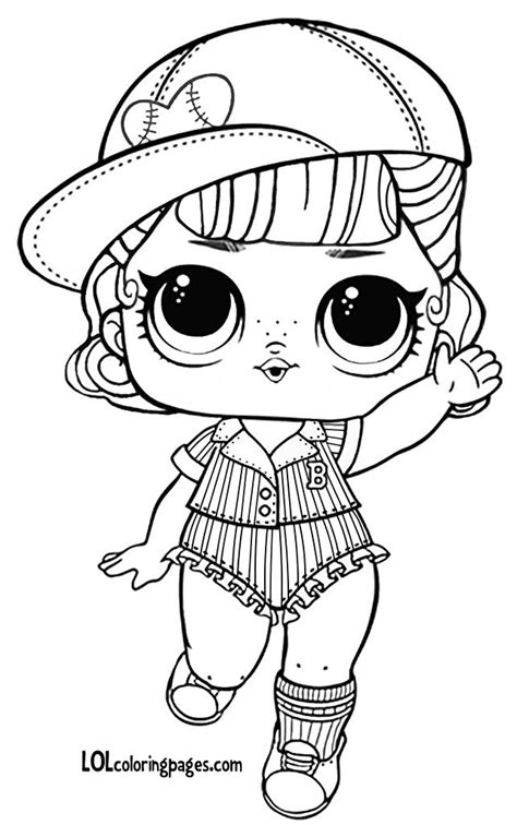 Short Stop Series 3 Wave 2 Lol Surprise Doll Coloring Page Libros