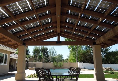 Maximize Your Outdoor Space With A Solar Panel Patio Cover Patio Designs