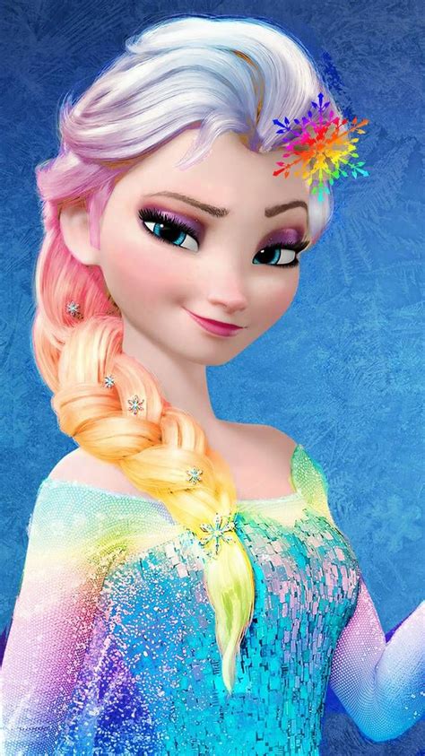 Rainbow Elsa By Drjohnhamiishwatson On Deviantart Disney Frozen Elsa