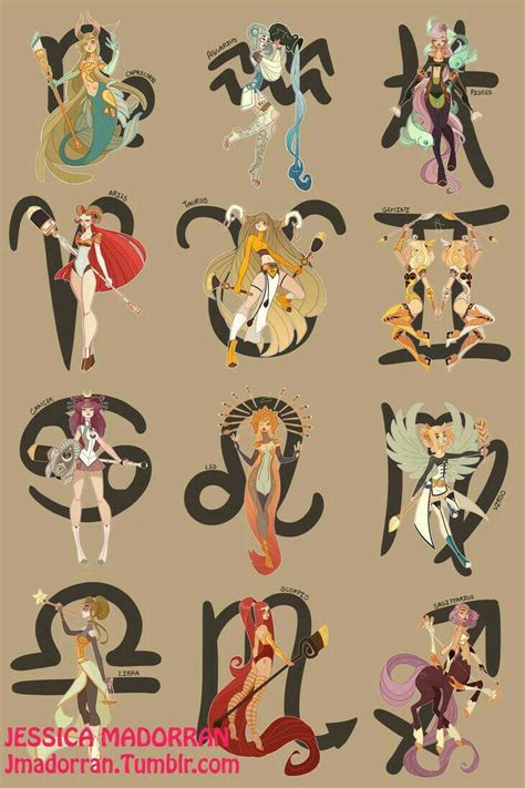 Capricorne ♑ Art Zodiaque Zodiaque Anime Design De Personnages