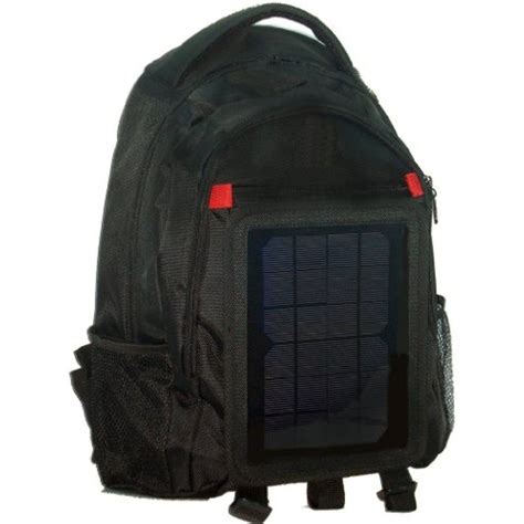 Solar Backpack With Battery Charging 5000mah Power Bank That Recharges Via The Sun Shipping By