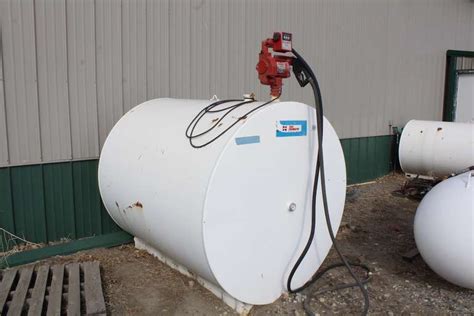 500 Gallon Fuel Tank Wfill Rite Pump 115v Musser Bros Inc