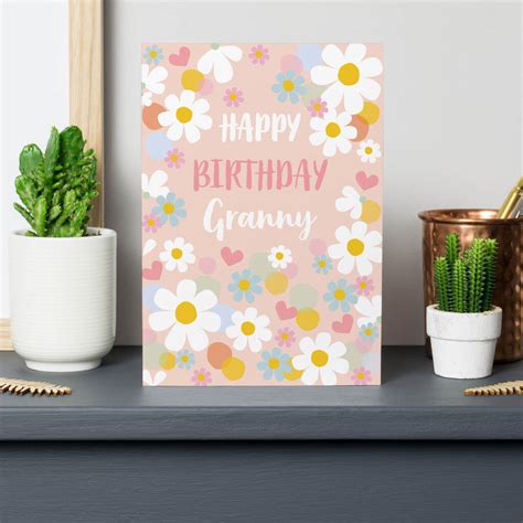 Happy Birthday Granny Greetings Card By Paper Craze