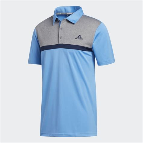 Adidas Novelty Colorblock Polo Shirt Blue Adidas Australia