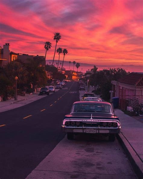 Purple Sunset Los Angeles California Photo On Sunsurfer Sunset
