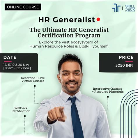 Skilldeck On Linkedin Online Live Course On Hr Generalist
