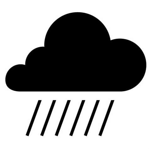 Rain Weather Icon Public Domain Vectors