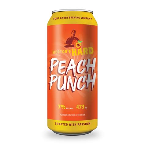 Hector S Hard Peach Punch 473ml Fort Garry Brewing Company