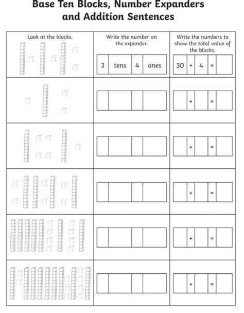 Tens And Ones Worksheets 1st Grade Reading Worksheets Place Value