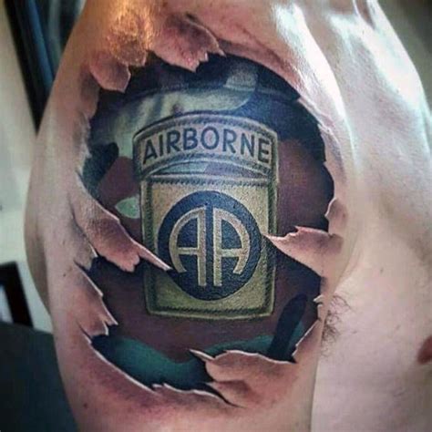 30 Classic Airborne Tattoos For Men 2024 Inspiration Guide Bild