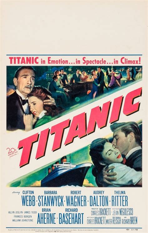 Plakaty Titanic 1953 Filmweb