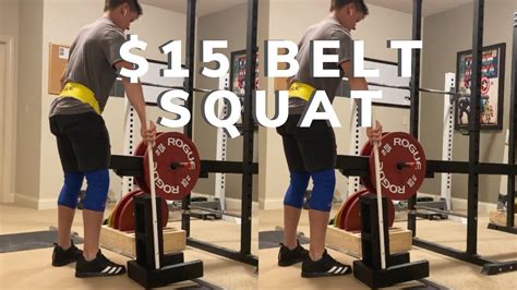 Diy 15 Belt Squat Machine How To Youtube