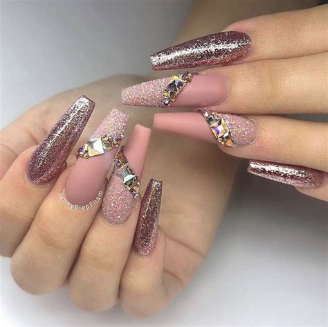Check Out Simonelovee Glitter Nails Acrylic Nail Designs Bling Nails
