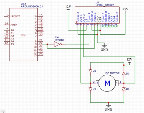 L298n H Bridge Schematic