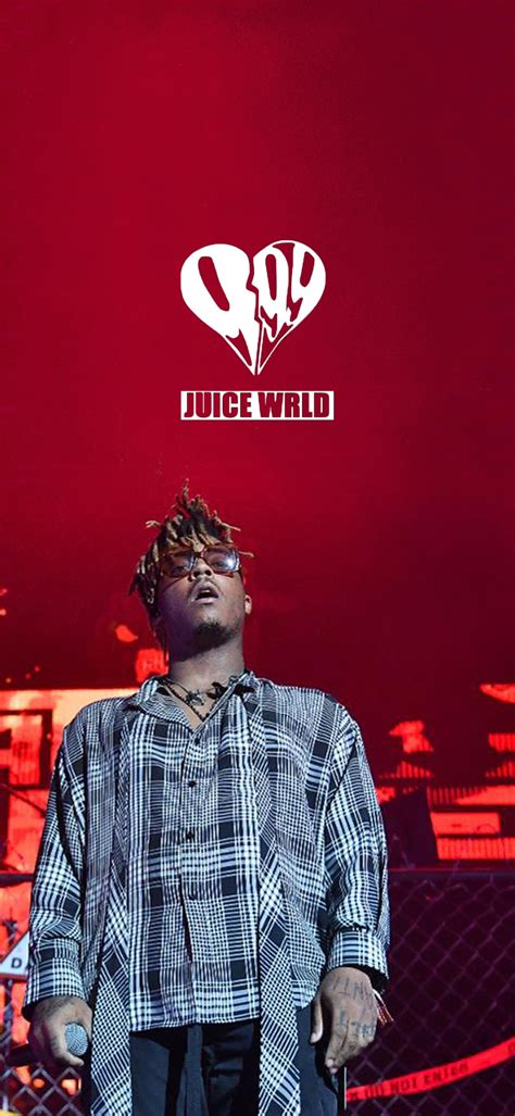 Juice Wrld Wallpaper In 2020 Red Aesthetic Grunge Juice Rapper Rapper