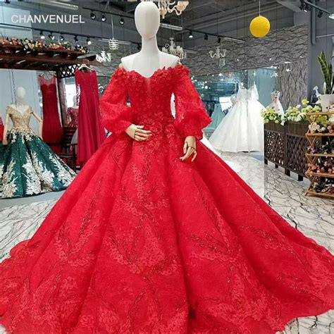 Ls015441 Royal Red Free Shipping Ball Gown Evening Dresses 2018 V Neck
