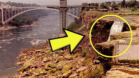 Incredible Discovery After The Draining Of Niagara Falls In 1969