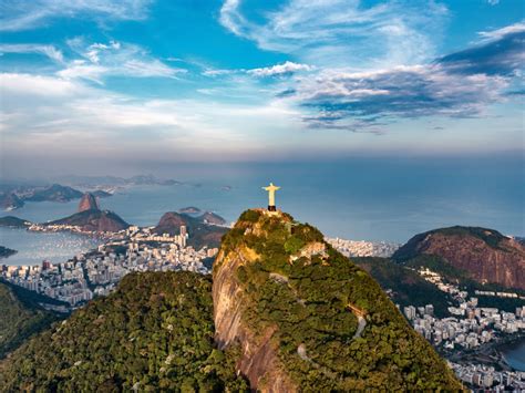 Cliffs Of Rio De Janeiro Aerial View City Wallpaper Hd Image