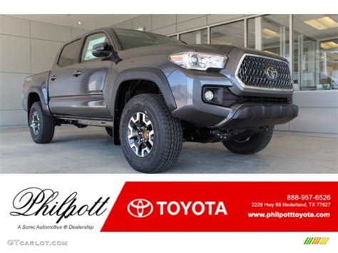 2019 Magnetic Gray Metallic Toyota Tacoma Trd Off Road Double Cab
