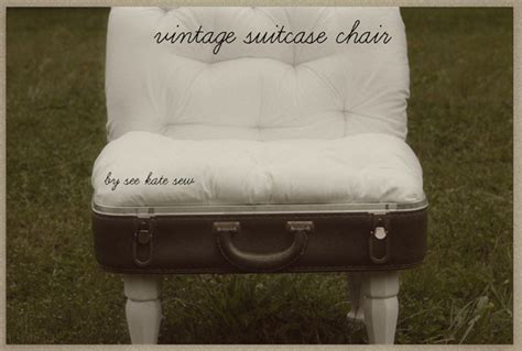 Vintage Suitcase Chair See Kate Sew