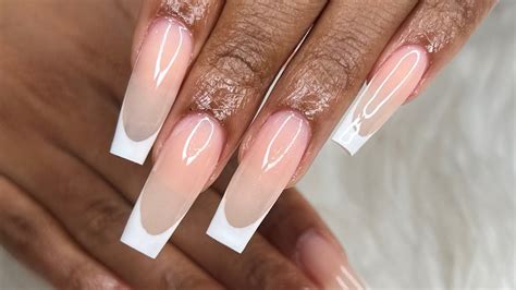 See How I Do French Nail Designs Acrylic Nail Tutorial Watch Me