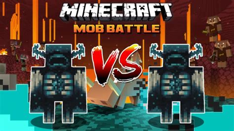 Minecraft Warden Vs Warden Mob Battles Youtube