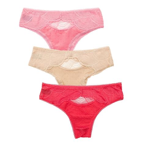 B2body B2body Womens Panties Sexy Lace Front Keyhole Small To Plus