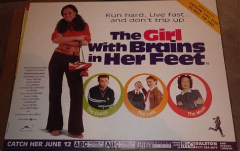 Movie Poster~the Girl With Brains In Her Feet 1997 30x40 Uk Quad